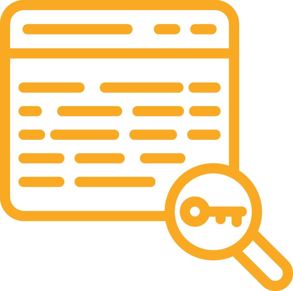 Keyword Icon Design Illustration vector