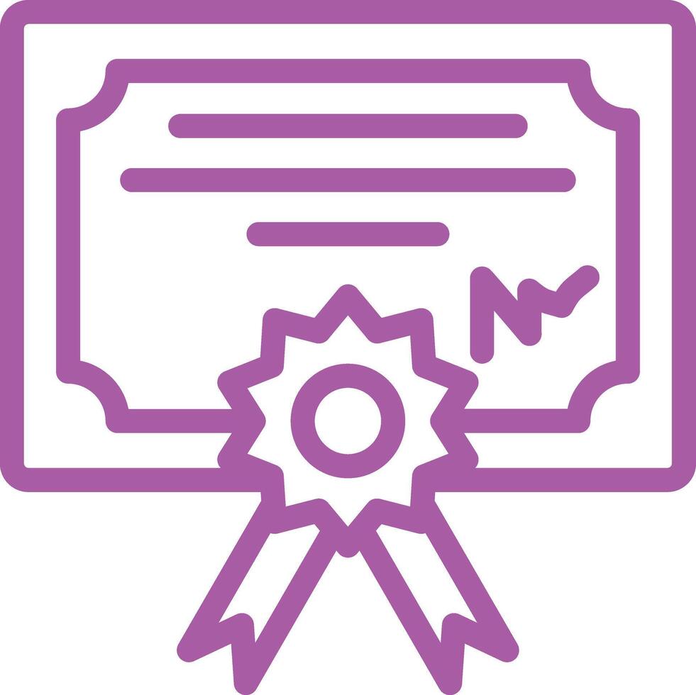 Diploma Icon Design Illustration vector
