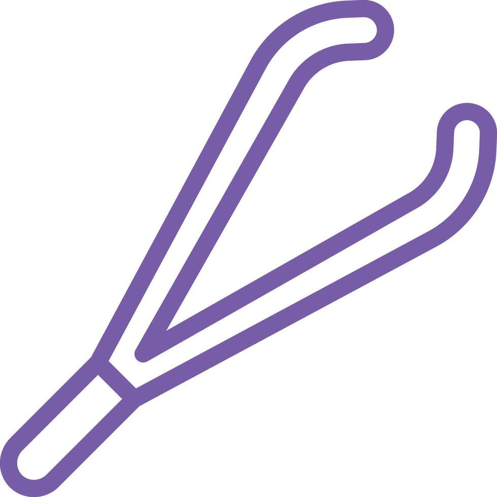 Tweezers Icon Design Illustration vector