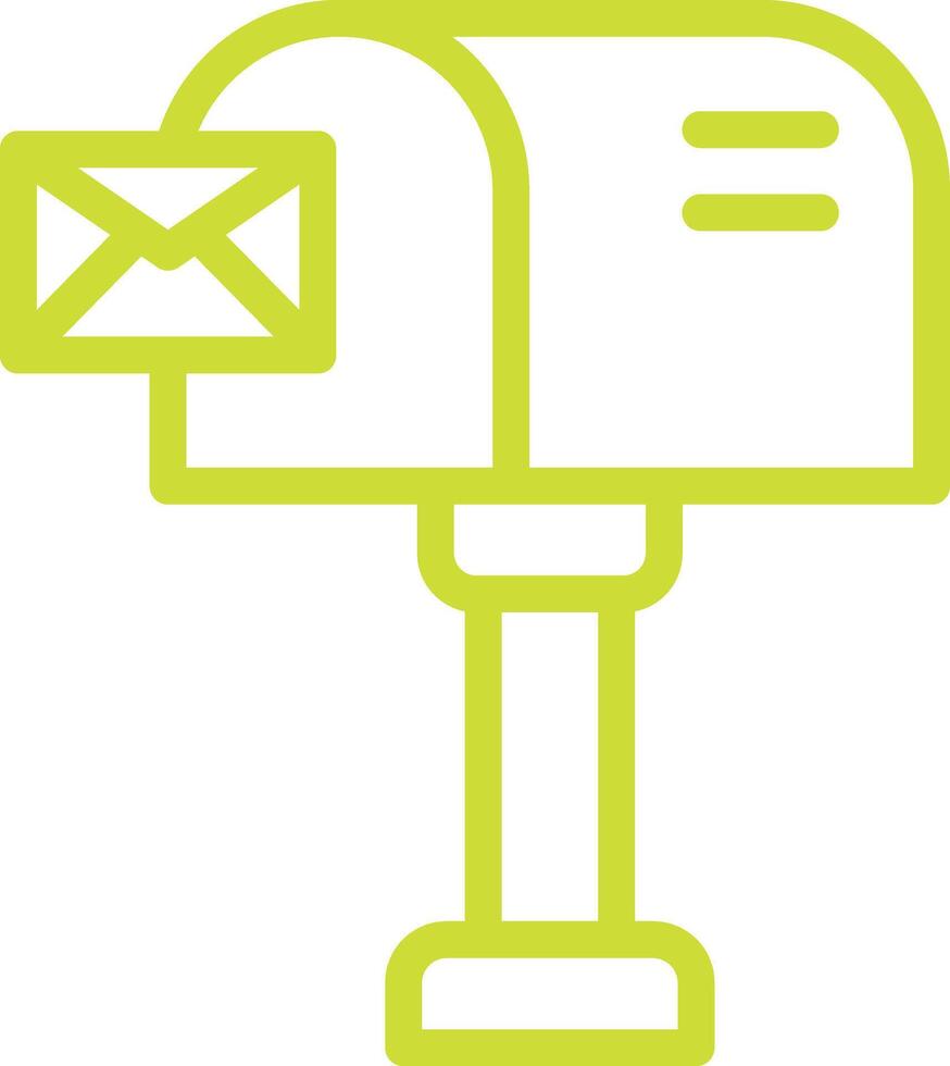 Mailbox Icon Design Illustration vector