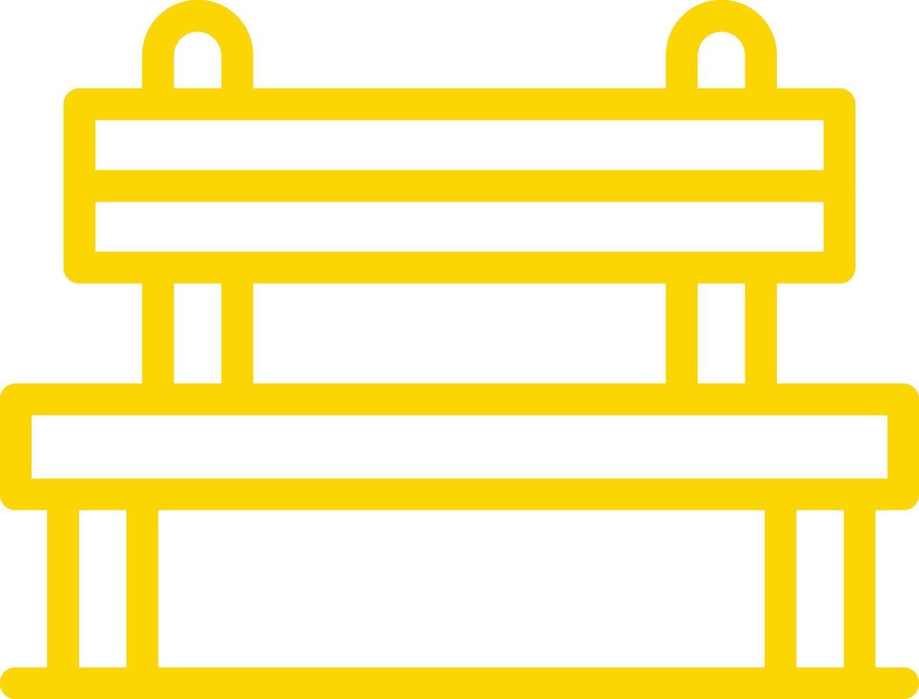Bench Icon Design Illustration vector