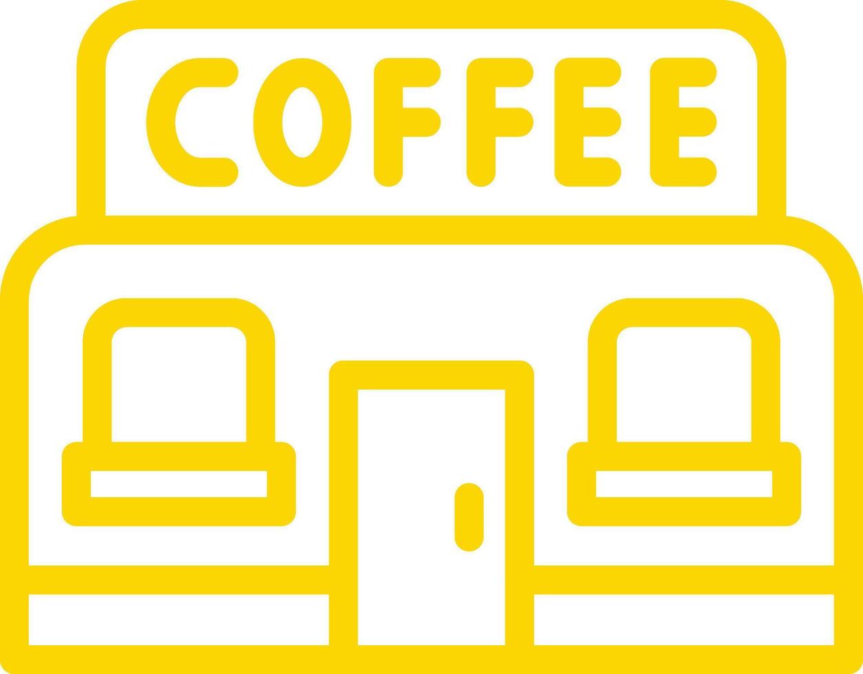 Coffee shop Icon Design Illustration vector