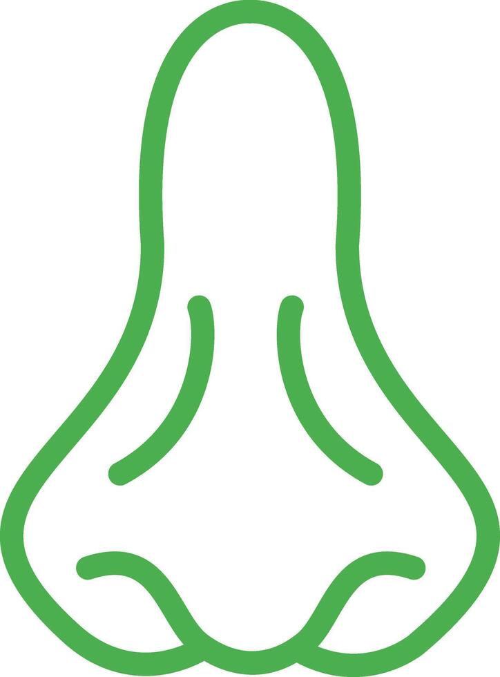 Nose Icon Design Illustration vector