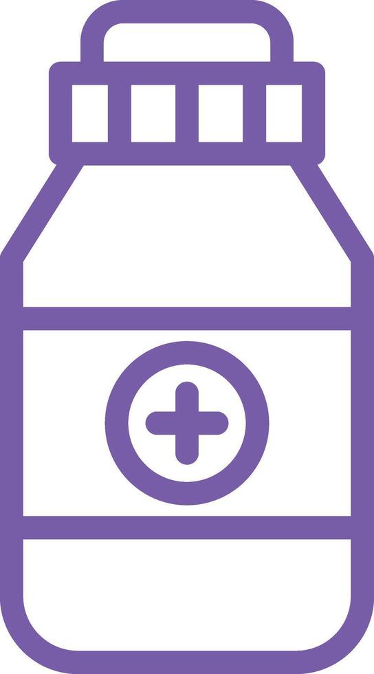 Medicine jar Icon Design Illustration vector