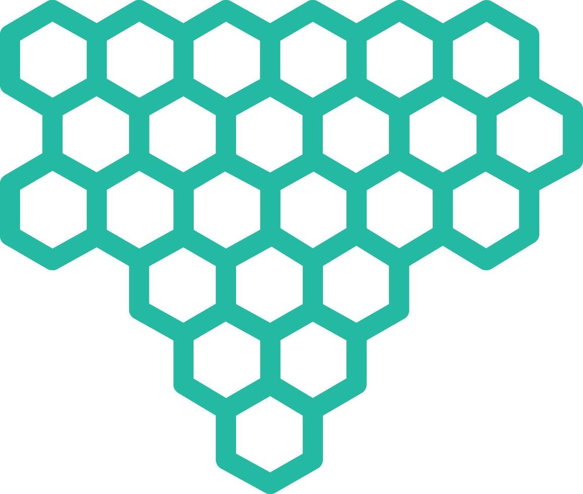 Honey comb Icon Design Illustration vector