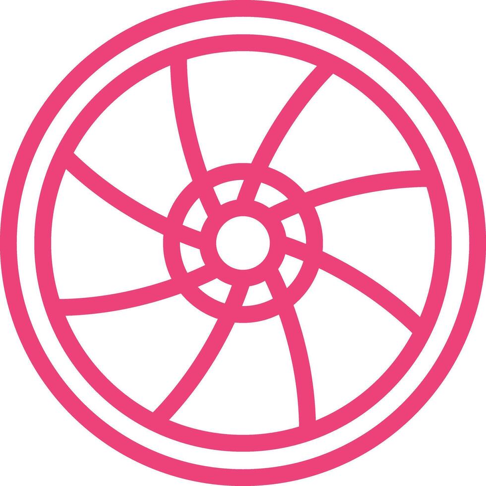 Lens Icon Design Illustration vector