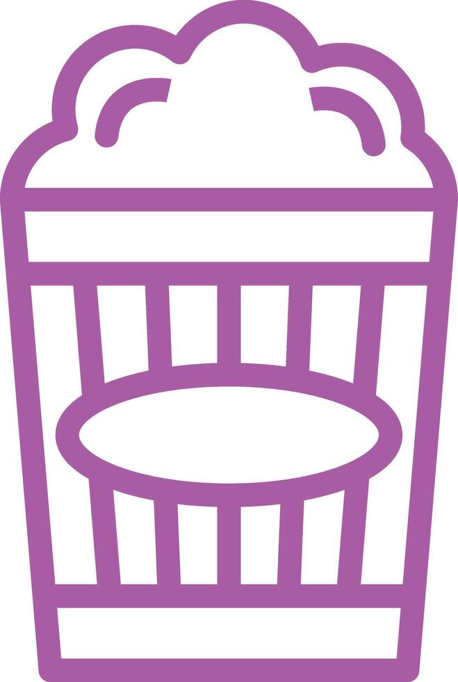 Popcorn Icon Design Illustration vector
