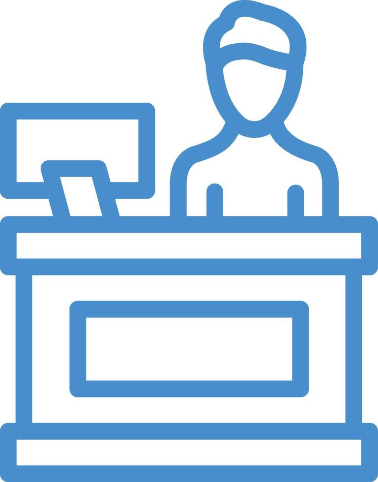Employee Icon Design Illustration vector