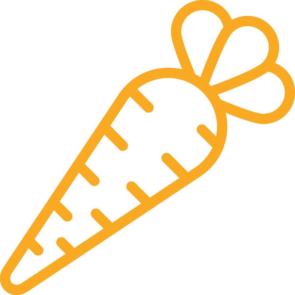 Carrot Icon Design Illustration vector