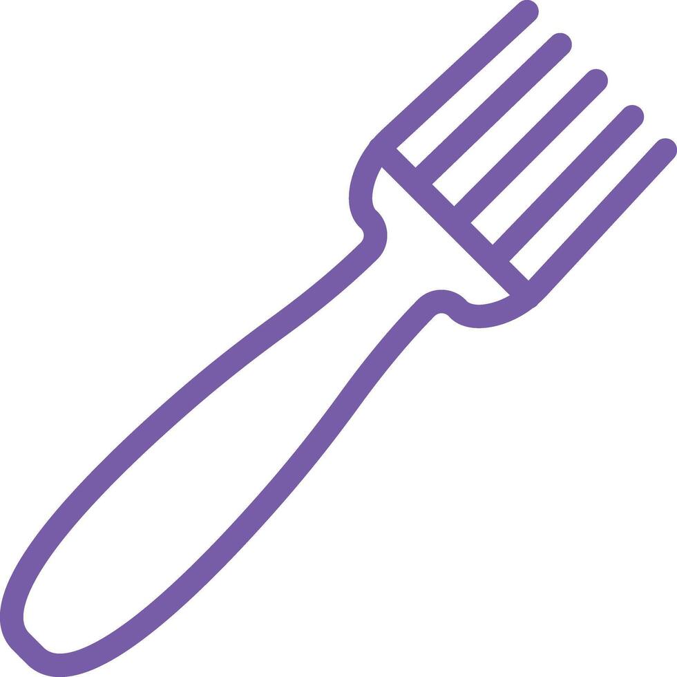 Fork Icon Design Illustration vector
