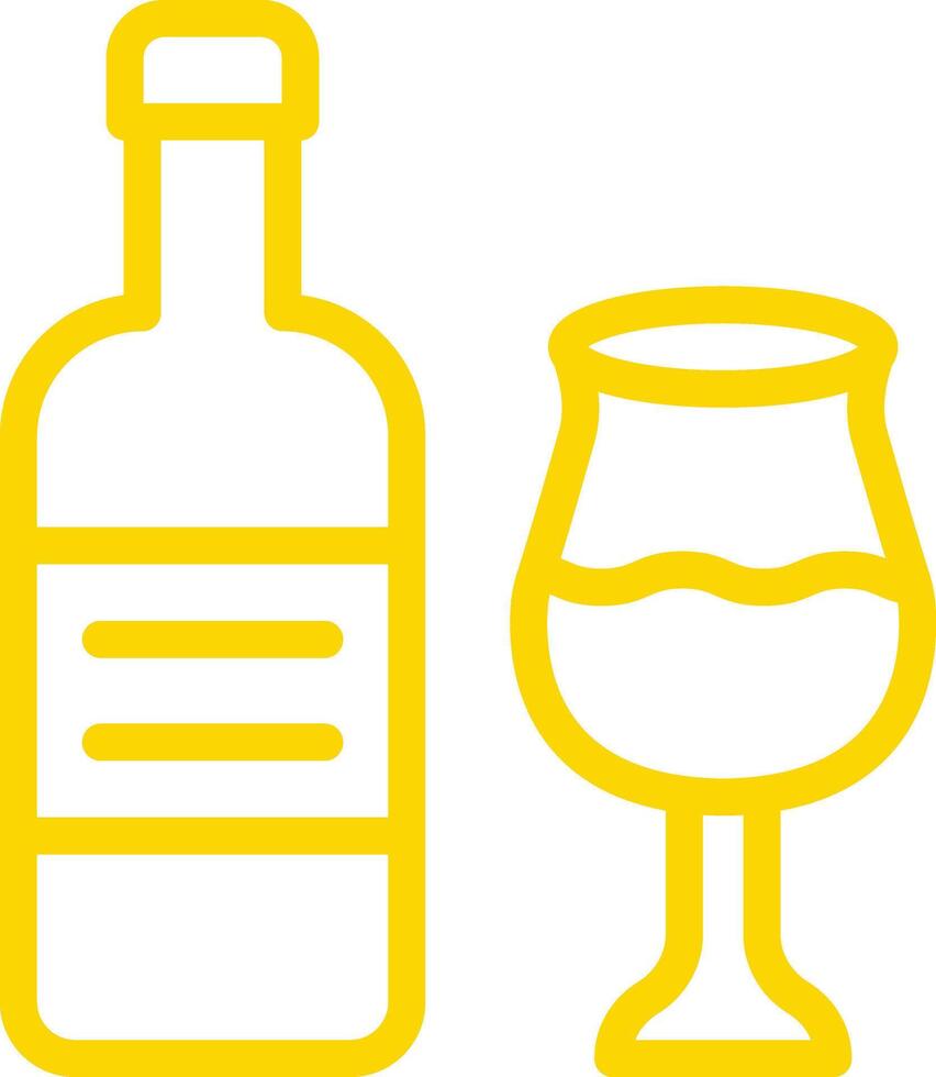 Wine bottle Icon Design Illustration vector