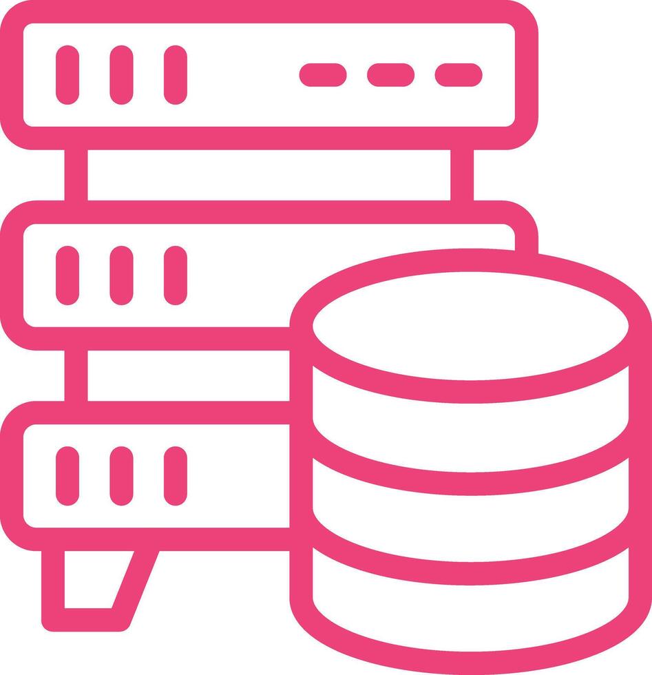 Database Storage Icon Design Illustration vector