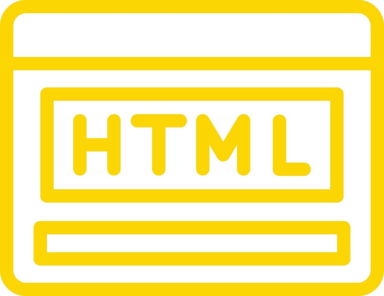 Html Icon Design Illustration vector