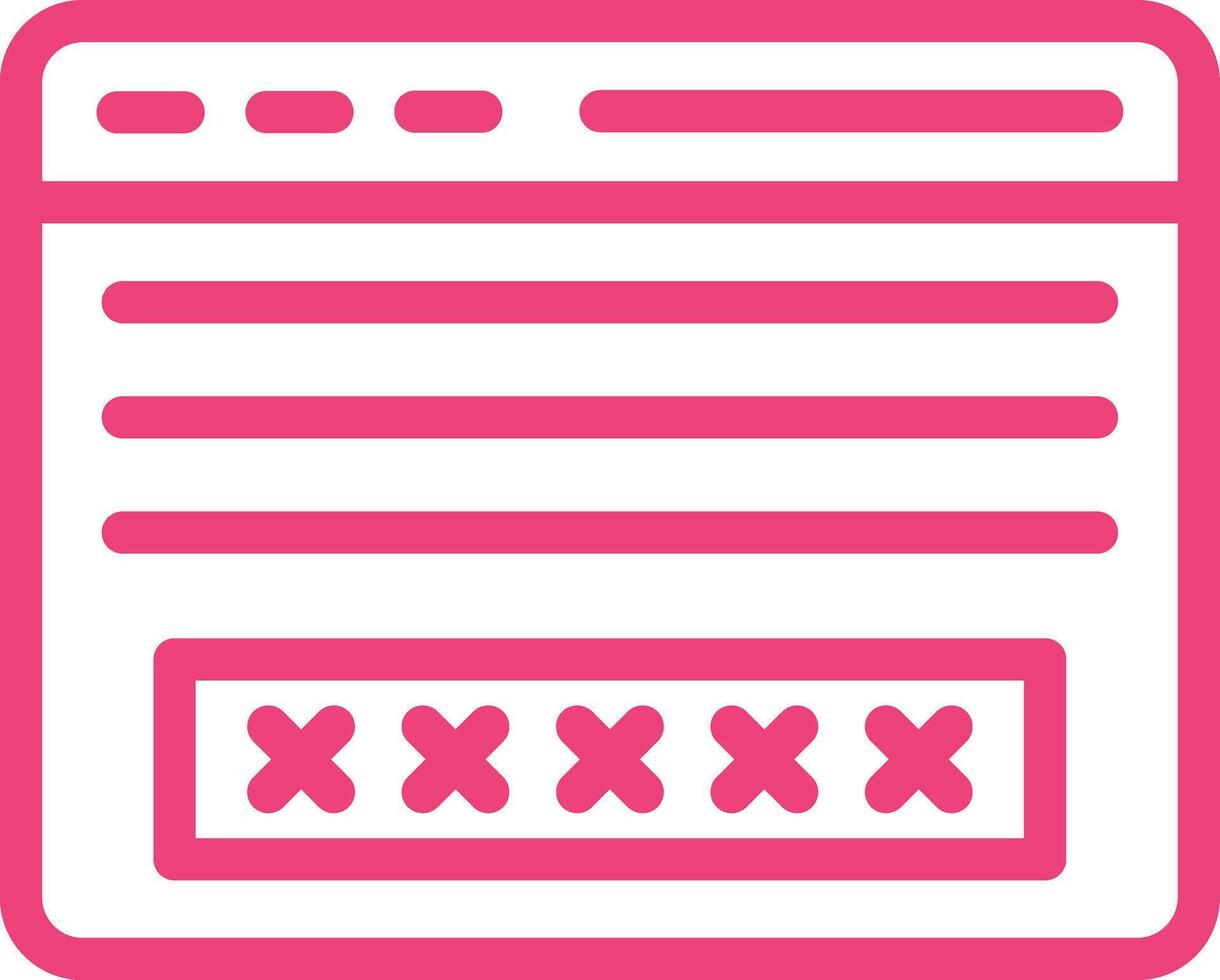 Login Icon Design Illustration vector