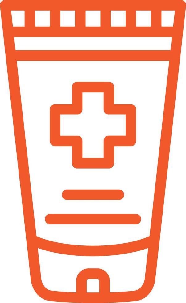 Ointment Icon Design Illustration vector