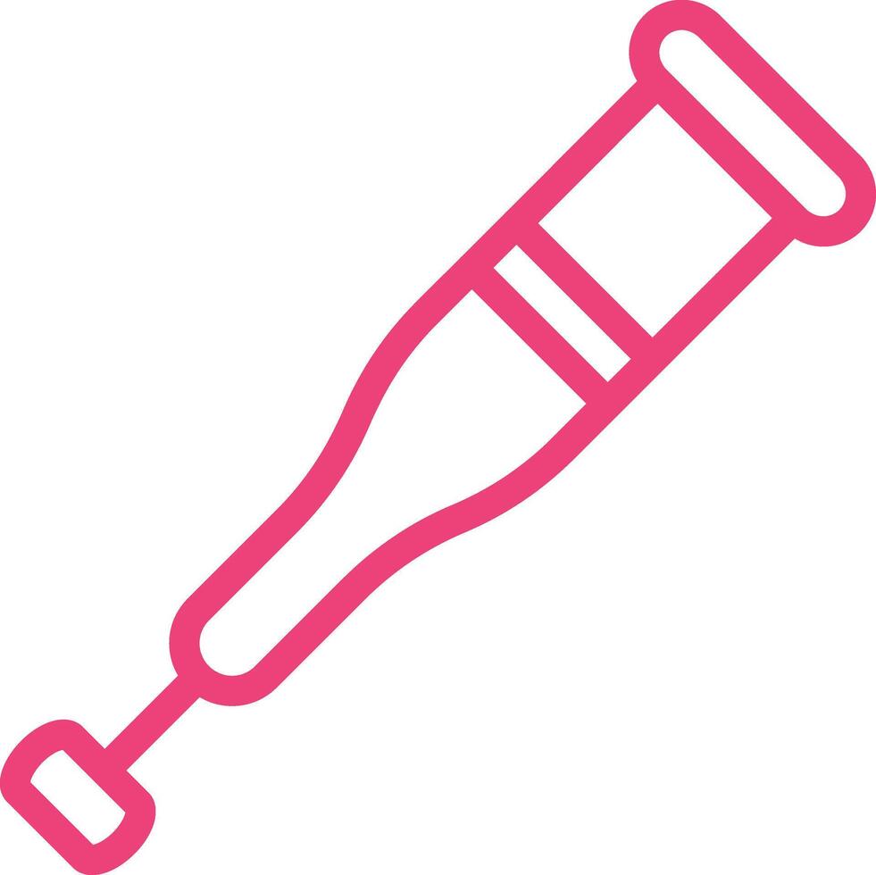 Crutches Icon Design Illustration vector