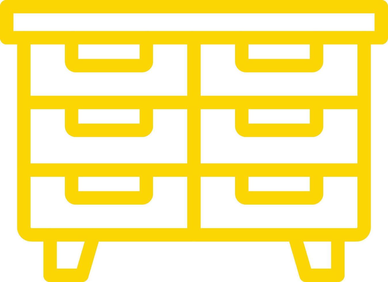 Drawers Icon Design Illustration vector