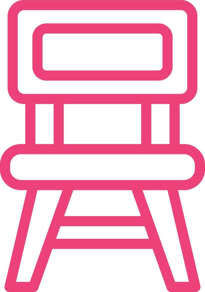 Chair Icon Design Illustration vector