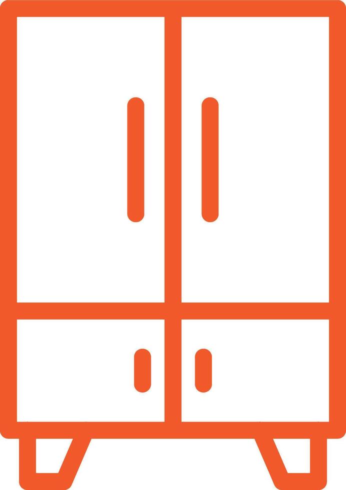 Cupboard Icon Design Illustration vector
