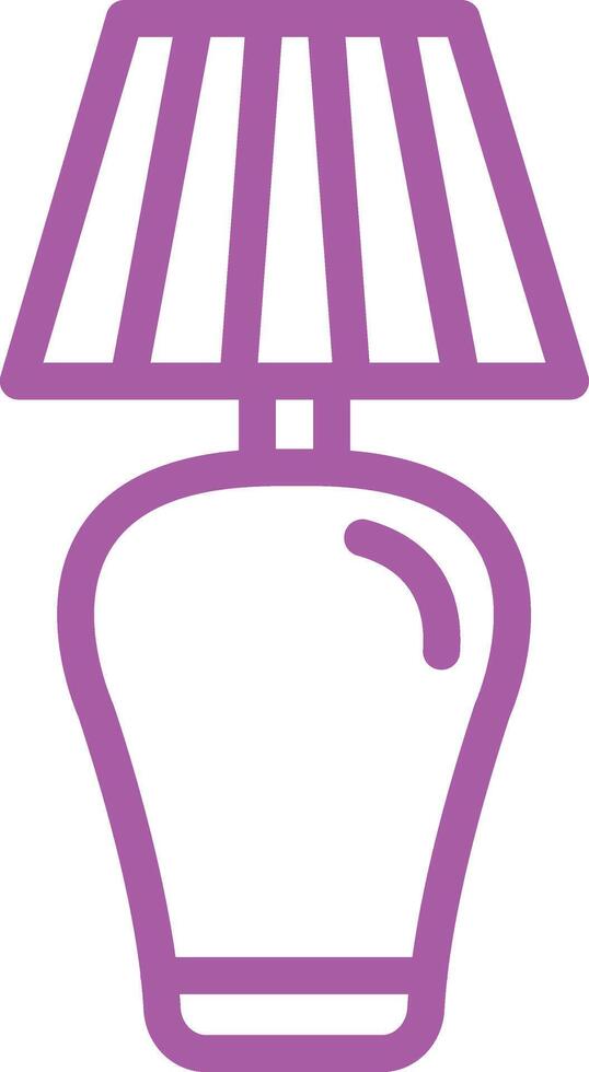 Floor Lamp Icon Design Illustration vector