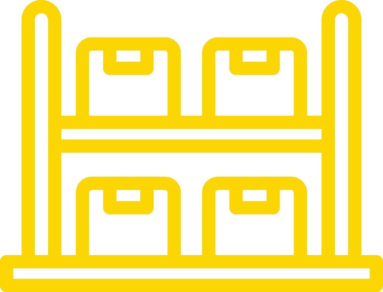 Rack Icon Design Illustration vector