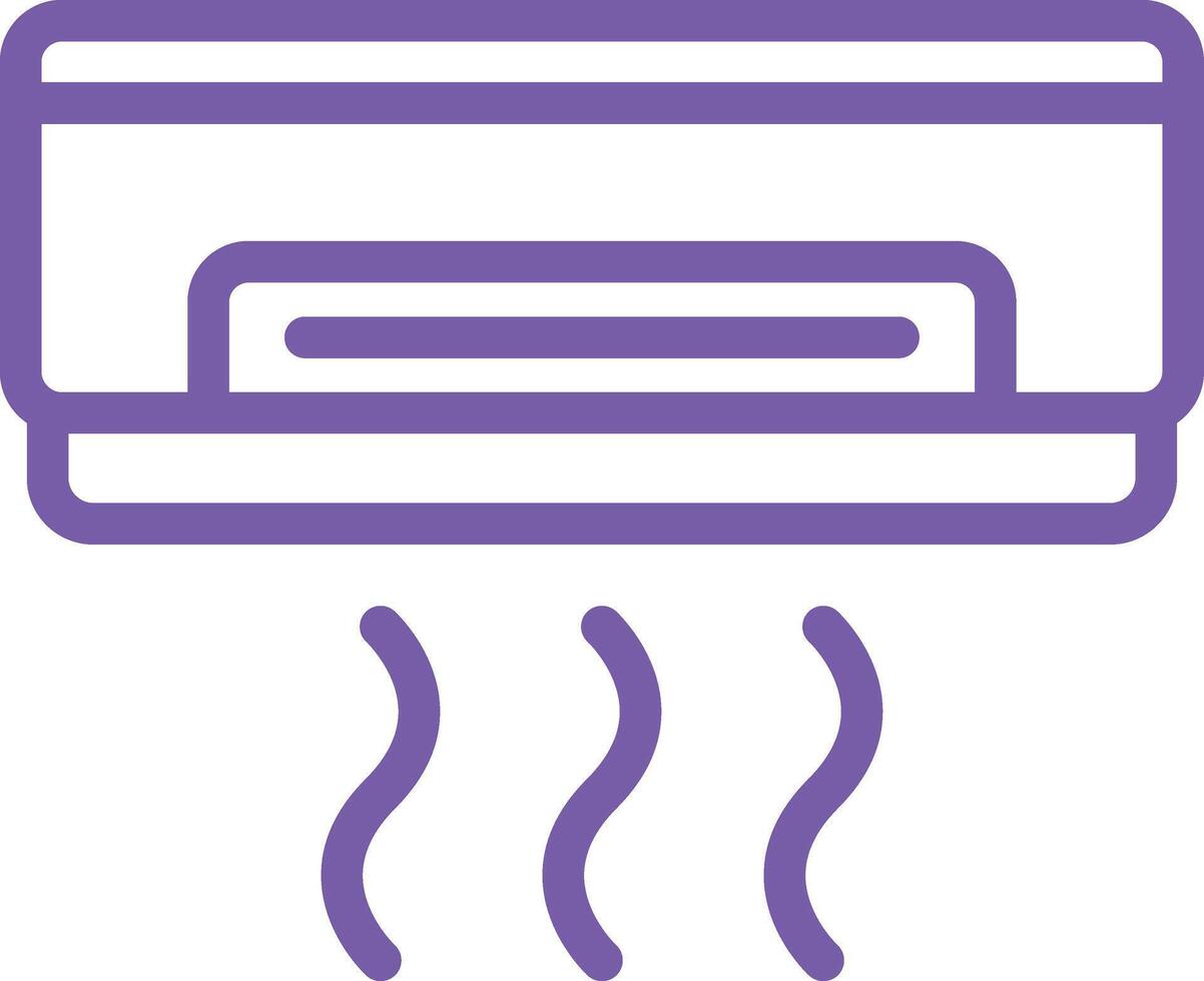Air Conditioner Icon Design Illustration vector