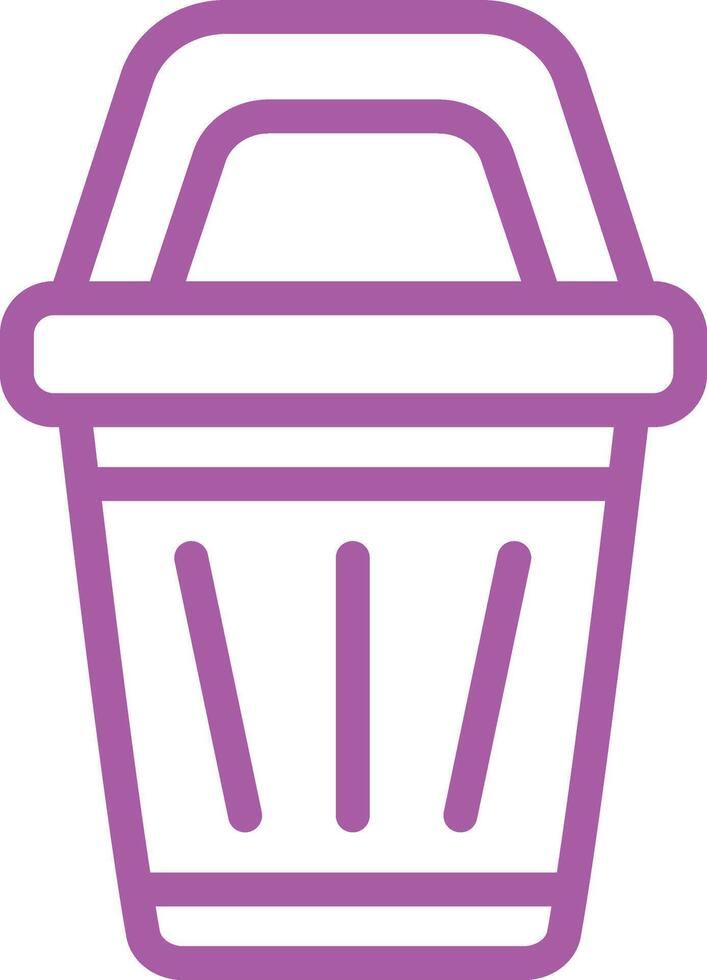 Bin Icon Design Illustration vector