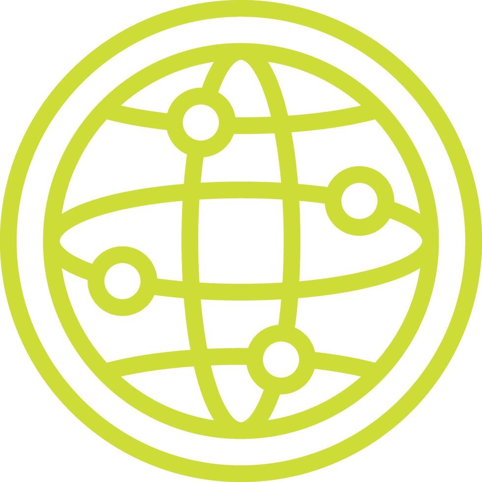 World Wide Icon Design Illustration vector