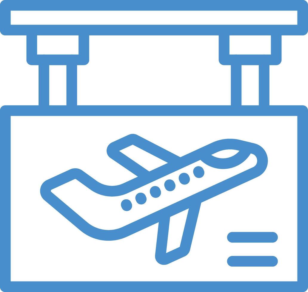 Boarding Gate Icon Design Illustration vector