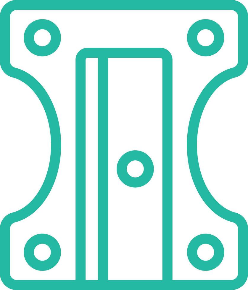 Pencil Sharpener Icon Design Illustration vector