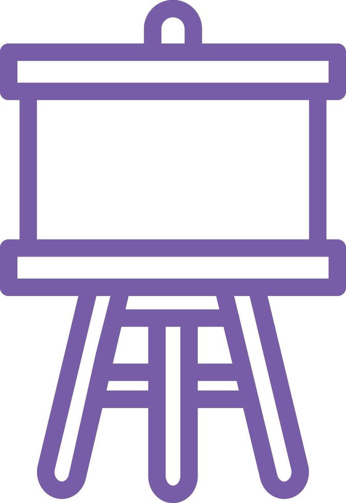 Easel Icon Design Illustration vector