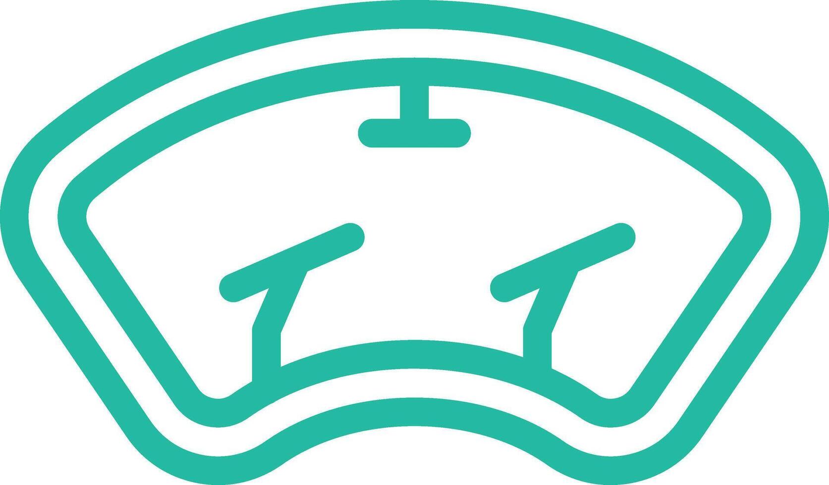 Windscreen Icon Design Illustration vector