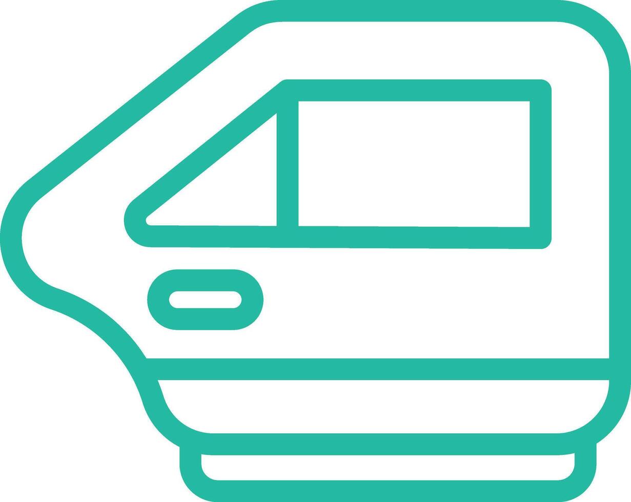 Car door Icon Design Illustration vector