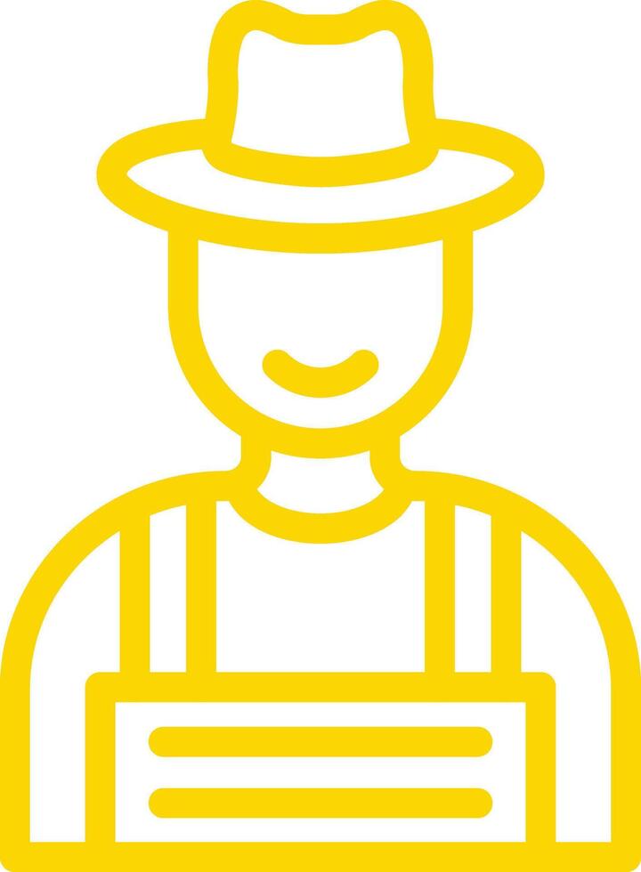Farmer Icon Design Illustration vector