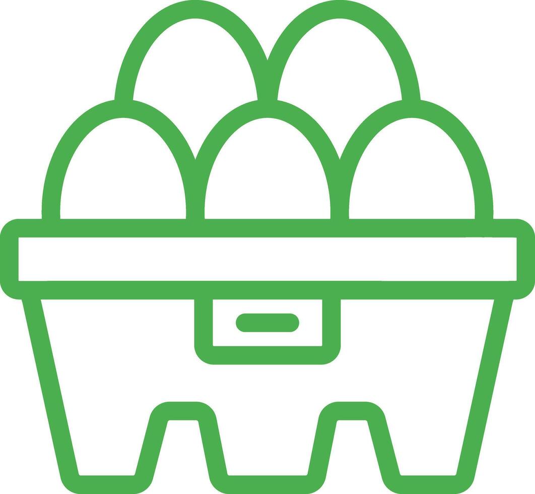 Egg Carton Icon Design Illustration vector