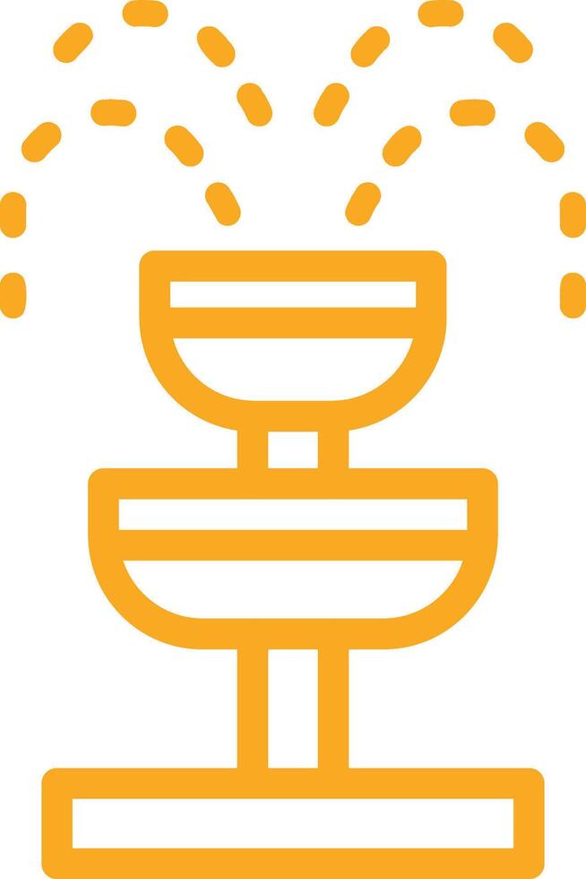 Fountain Icon Design Illustration vector