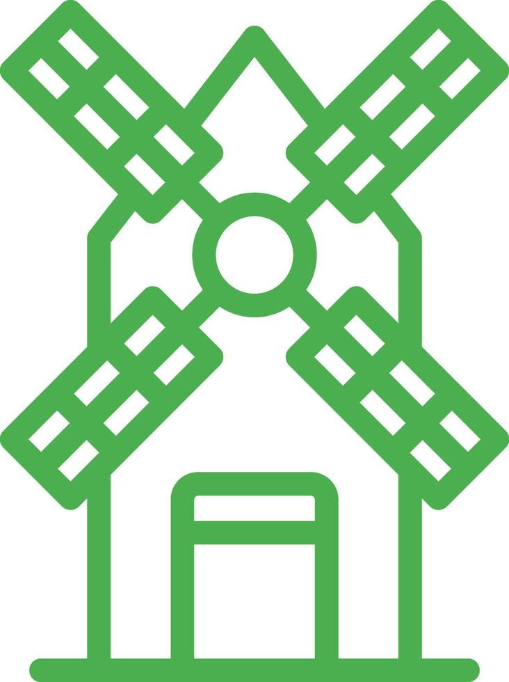 Windmill Icon Design Illustration vector