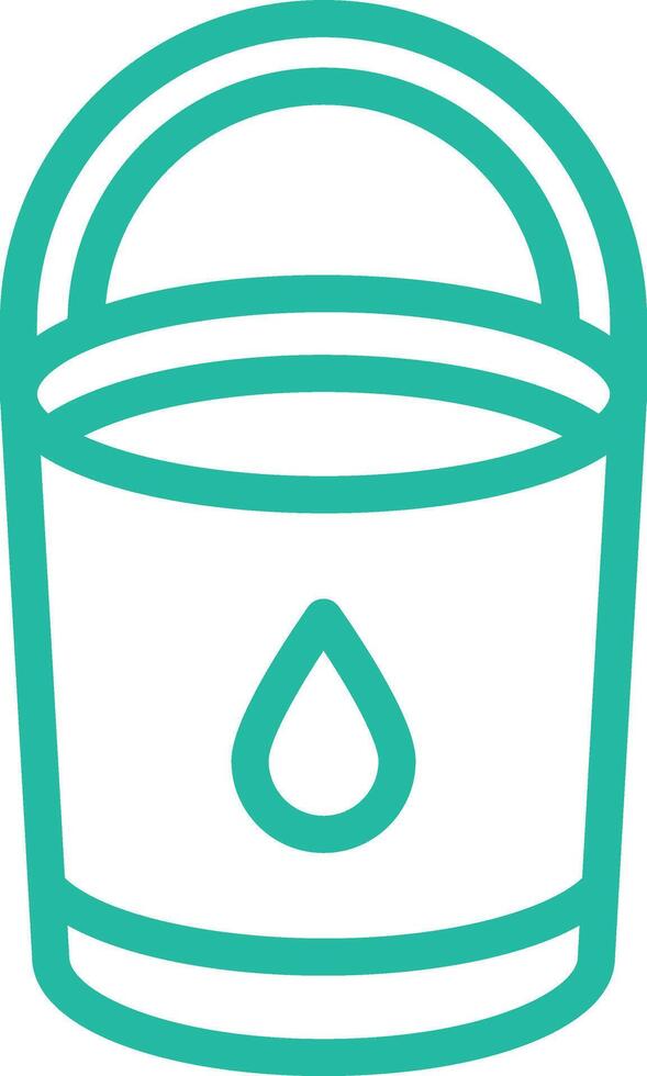 Bucket Icon Design Illustration vector