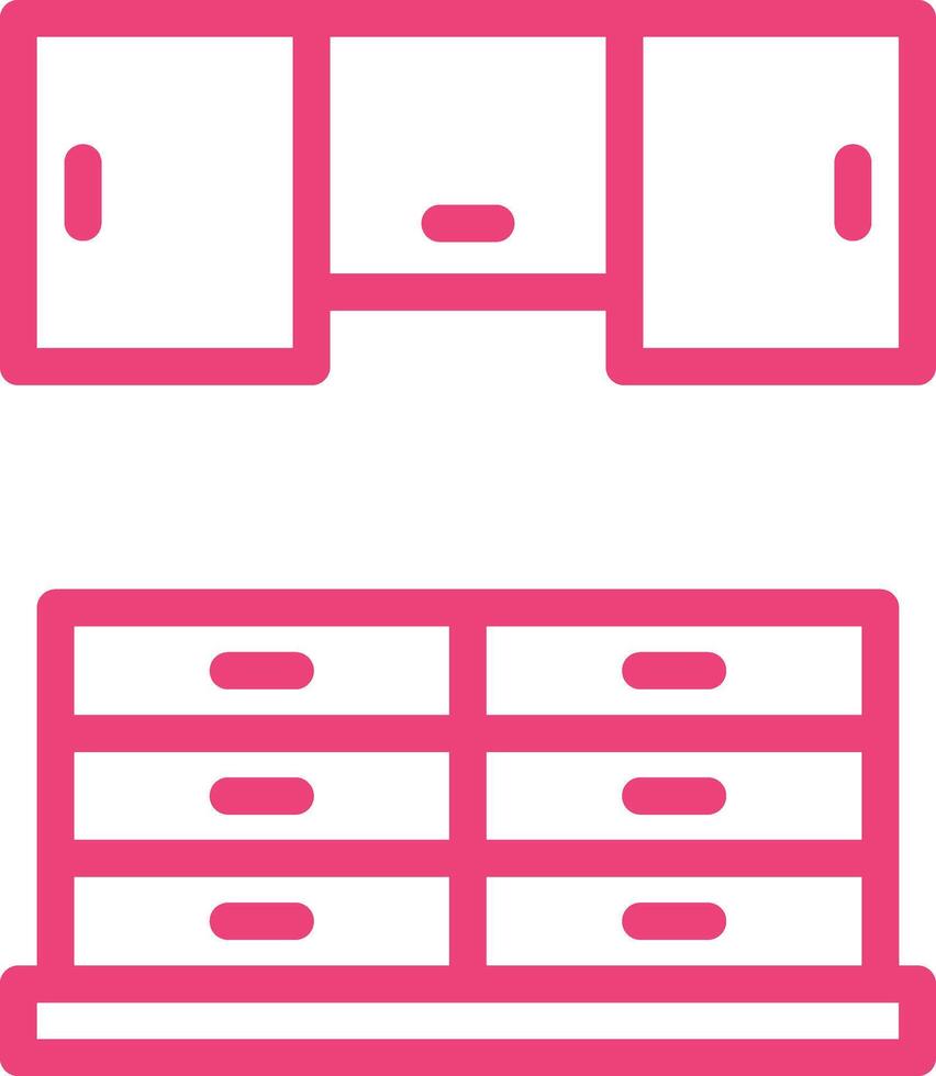 Cupboard Icon Design Illustration vector