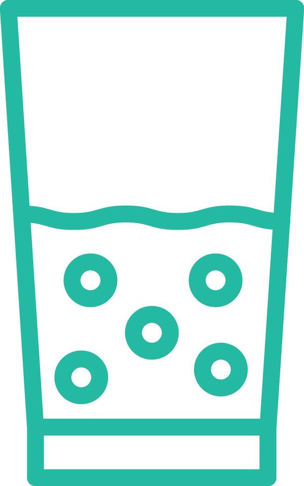 Water Glass Icon Design Illustration vector