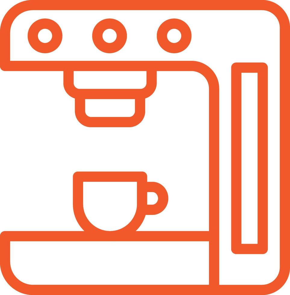 Coffee Machine Icon Design Illustration vector