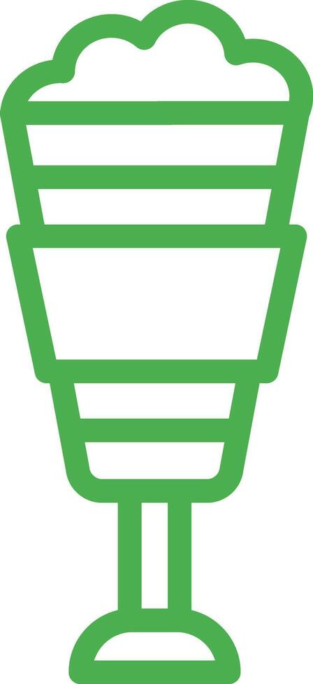 Latte Icon Design Illustration vector