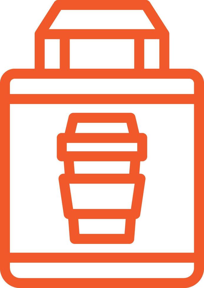 Take Away Icon Design Illustration vector