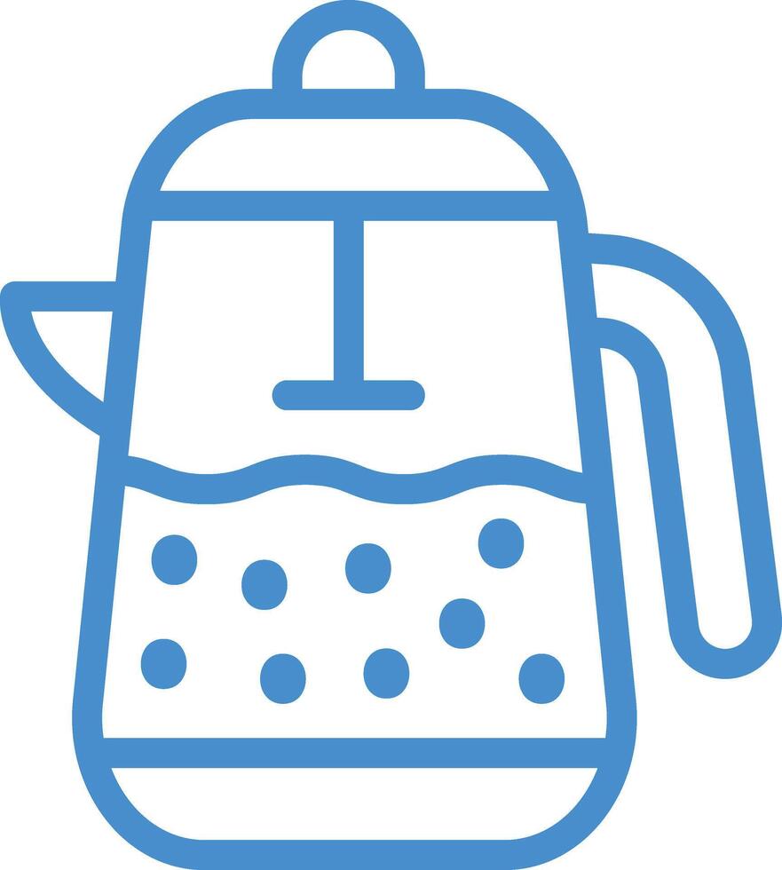 French Press Icon Design Illustration vector