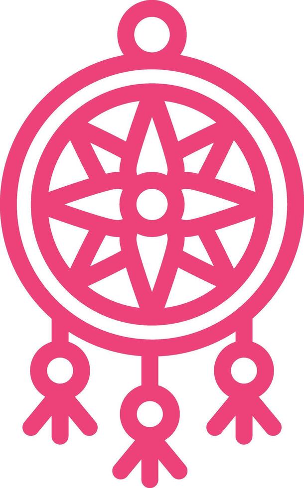 Dreamcatcher Icon Design Illustration vector