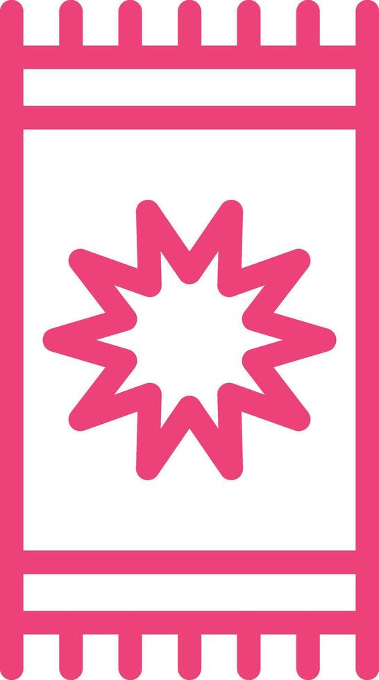 Rug Icon Design Illustration vector