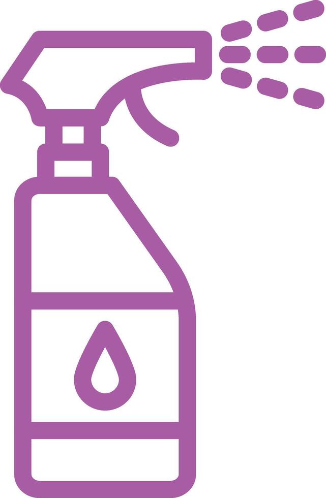 Spray Bottle Icon Design Illustration vector