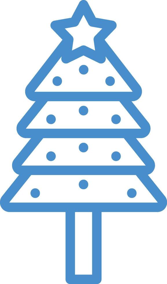 Christmas tree Icon Design Illustration vector