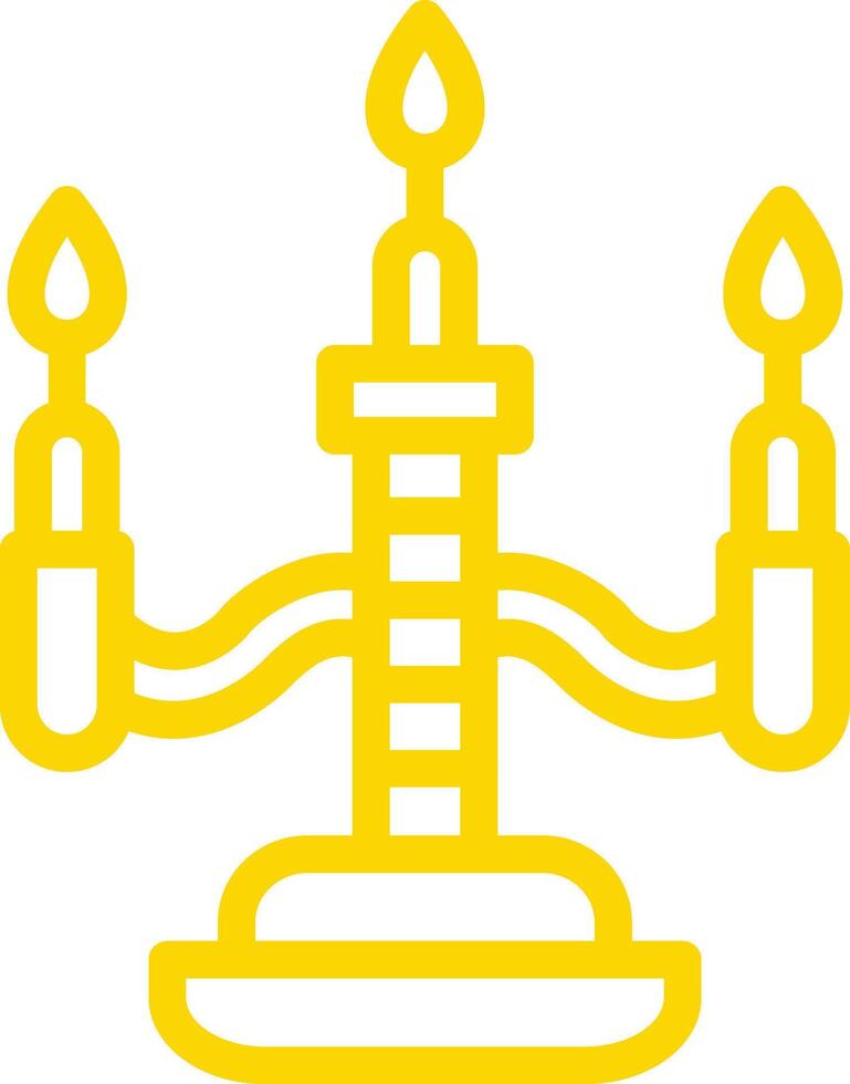 Candle Icon Design Illustration vector