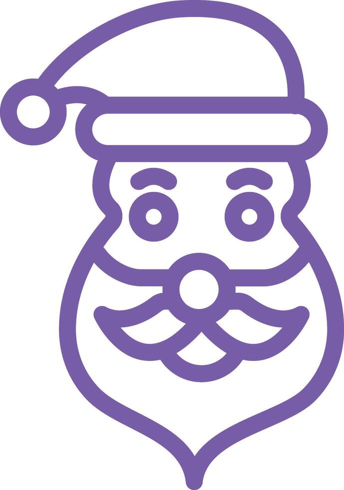 Santa claus Icon Design Illustration vector